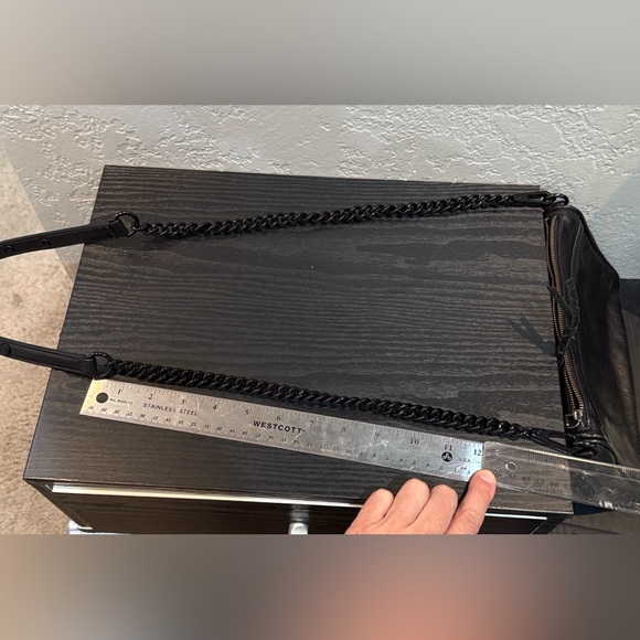 Rebecca Minkoff Black Leather Cross Body Bag - Picture 12 of 16